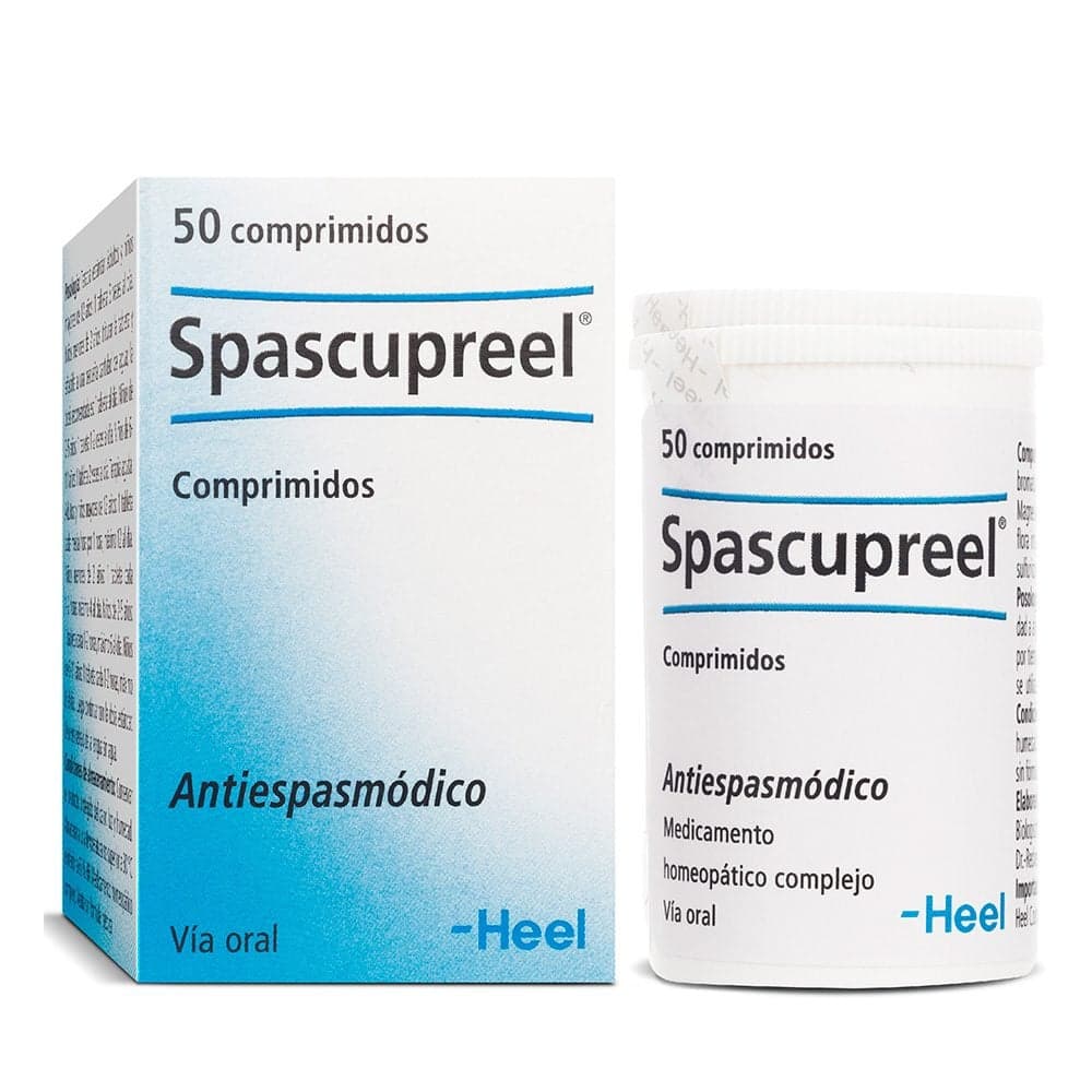 Spascupreel Tabletas Antiespasmódico Caja X 50