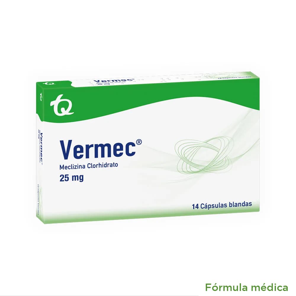 Vermec 25Mg Capsula Blanda Caja X 14