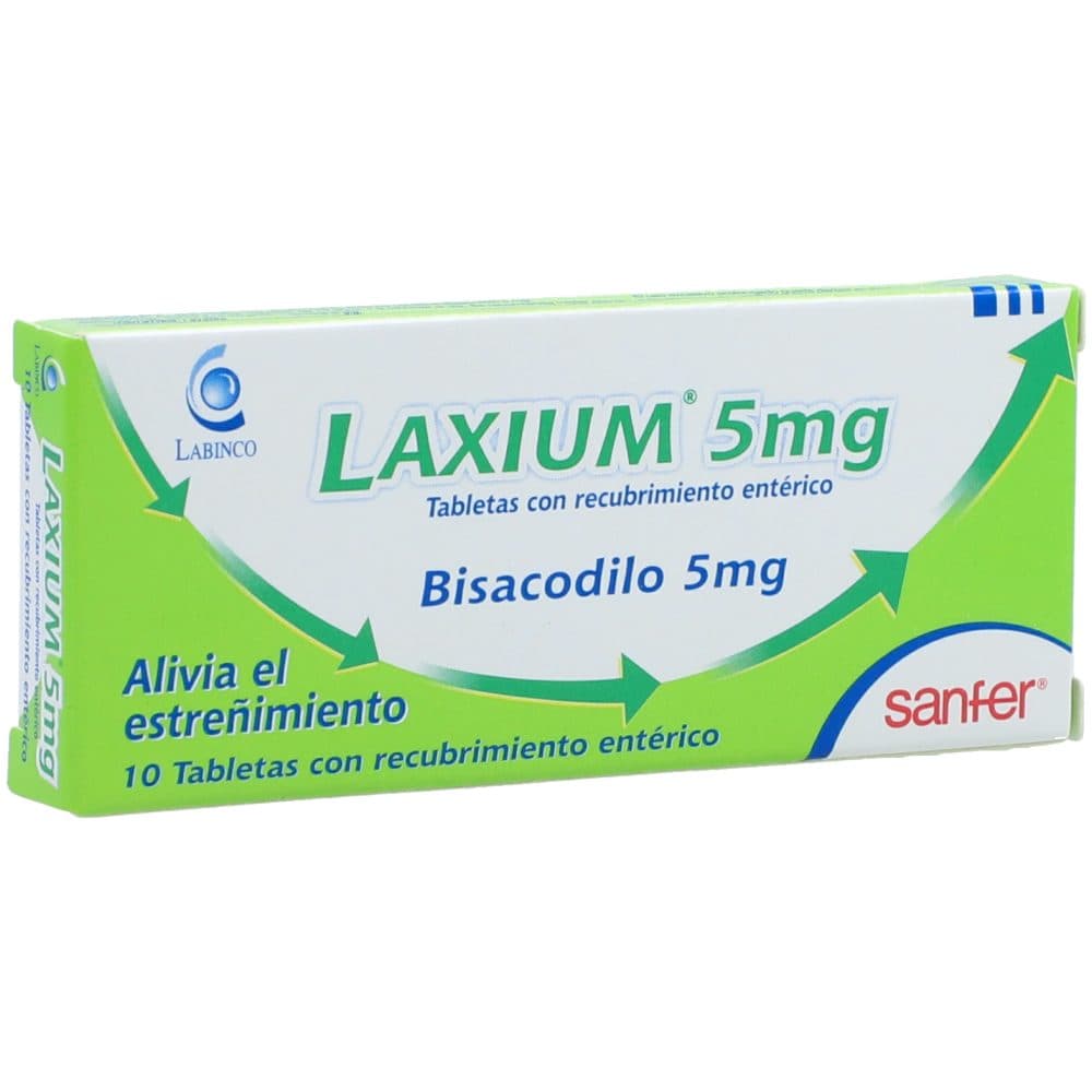 Laxium 5Mg Tabletas De Liberacion Retardada Caja X 10