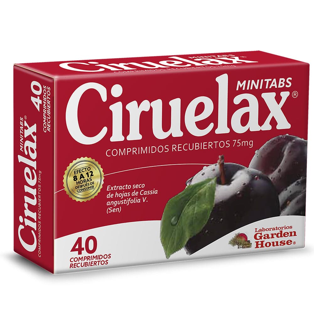 Ciruelax Minitabs Tabletas Recubiertas 75Mg Caja X 40