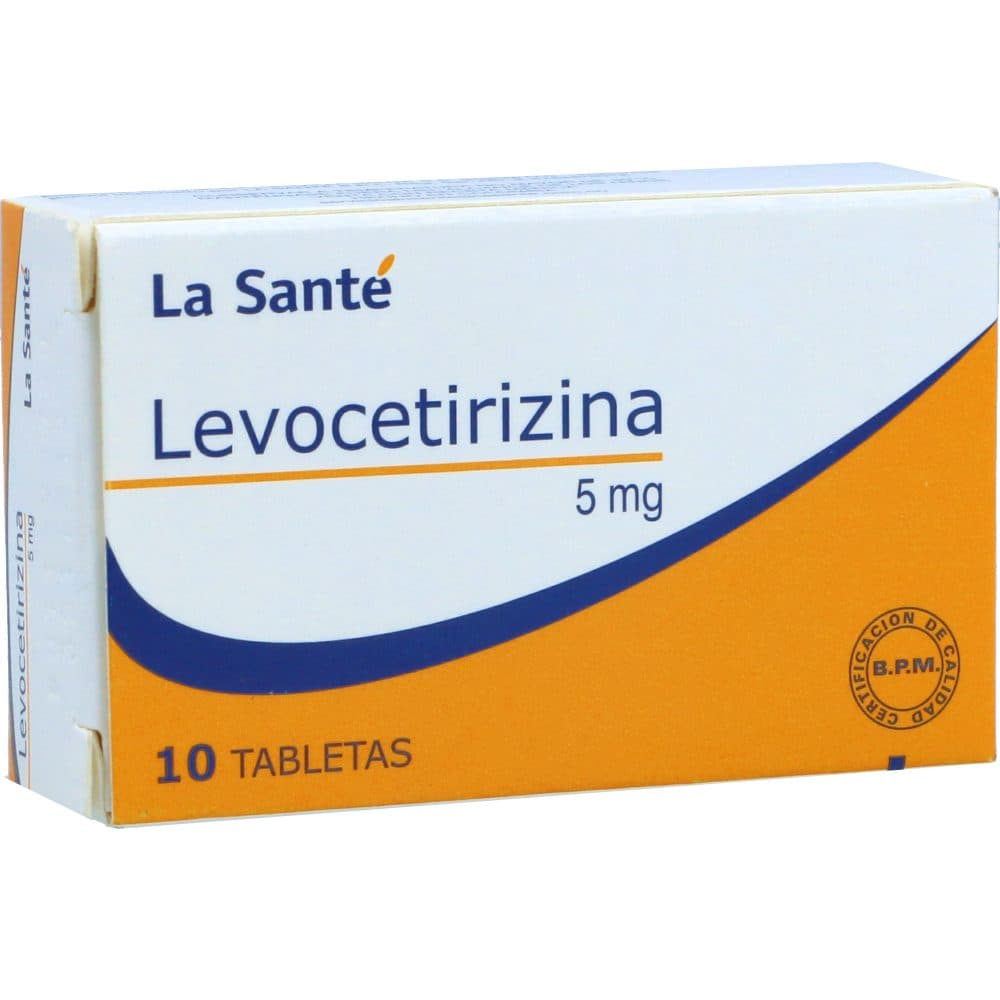 Levocetirizina La Santé 5Mg Caja X 10 Tabletas