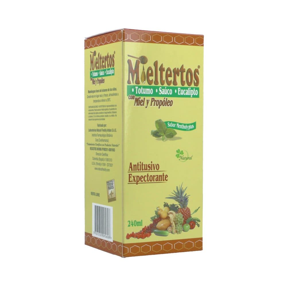 Mieltertos Con Miel Y Propóleo Solución Oral Frasco X 240Ml