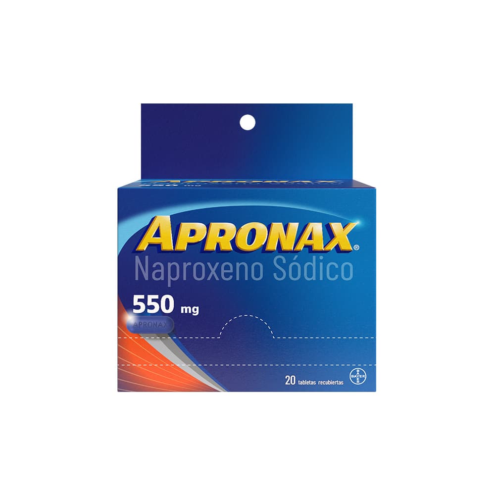 Apronax Tabletas Recubiertas 550Mg Blister X 4