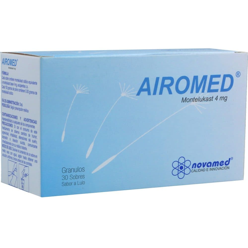 Airomed Granulado Sabor A Lulo 4Mg Caja X 30 Sobres