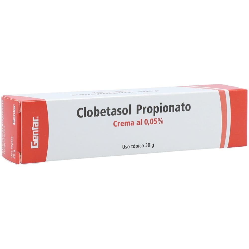 Clobetasol Propionato Genfar 0.05% Tubo X 30Gr Crema Tópica