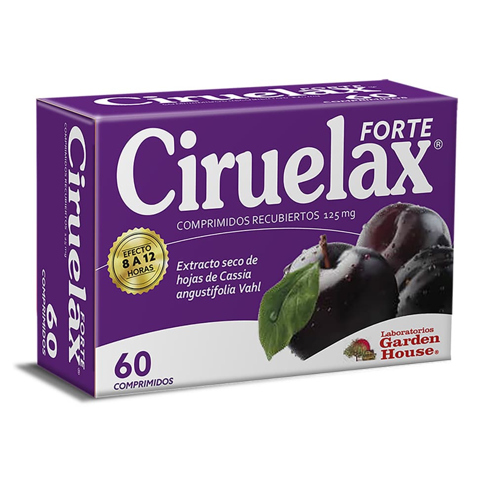 Ciruelax Forte 125Mg Tabletas Recubiertas Caja X 60