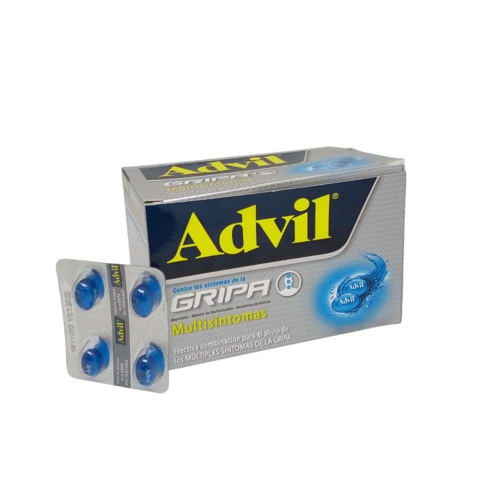 Advil Gripa (200+1+10)Mg Cápsula Blanda Blister X 4