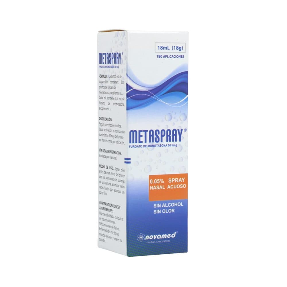 Metaspray Spray Nasal Acuoso 0.05% Frasco X 18Ml