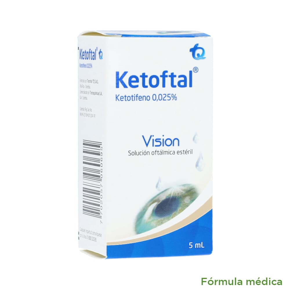 Tq Ketoftal Solución Oftalmica Frasco X 5Ml