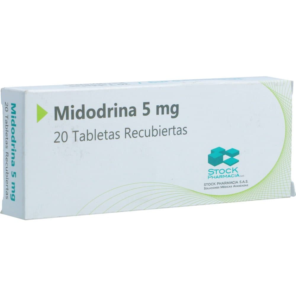 Midodrina Tabletas Recubiertas 5Mg Caja X 20