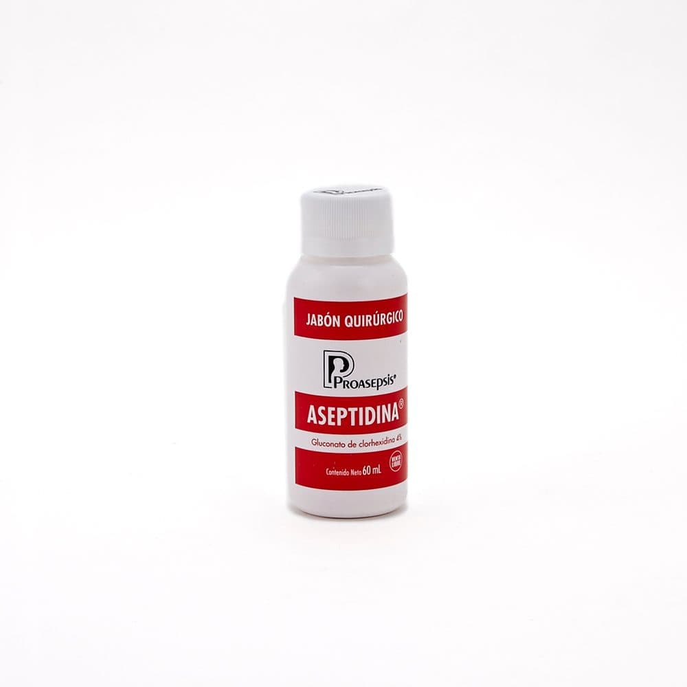 Aseptidina Jabon Quirurgico Solución Topica Frasco X 60Ml