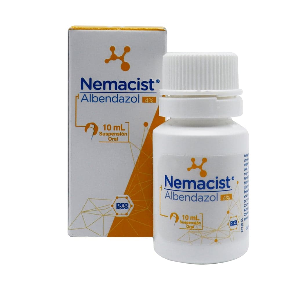 Nemacist 200Mg/5Ml(4%) Suspension Oral Caja X 1Frascox10Ml
