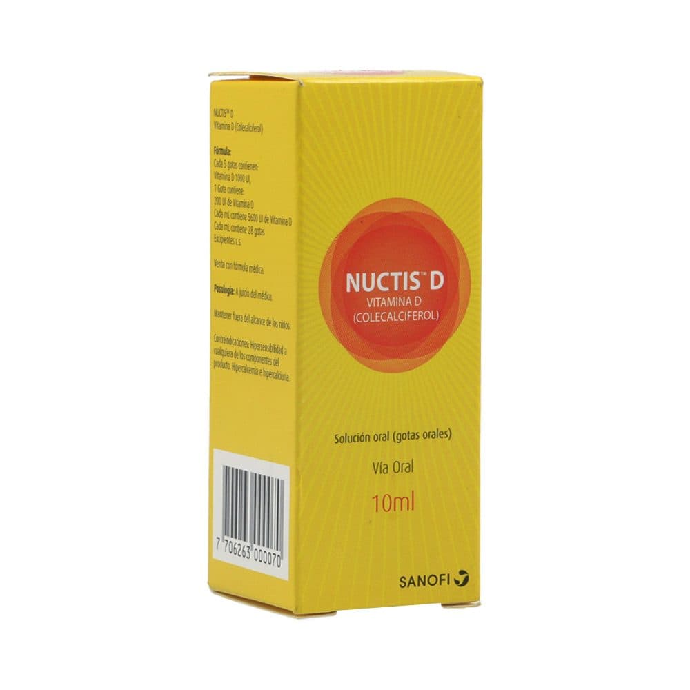 Nuctis D (28Gotas X Ml) 5600Ui/Ml Solución Oral Frasco X 10 Ml