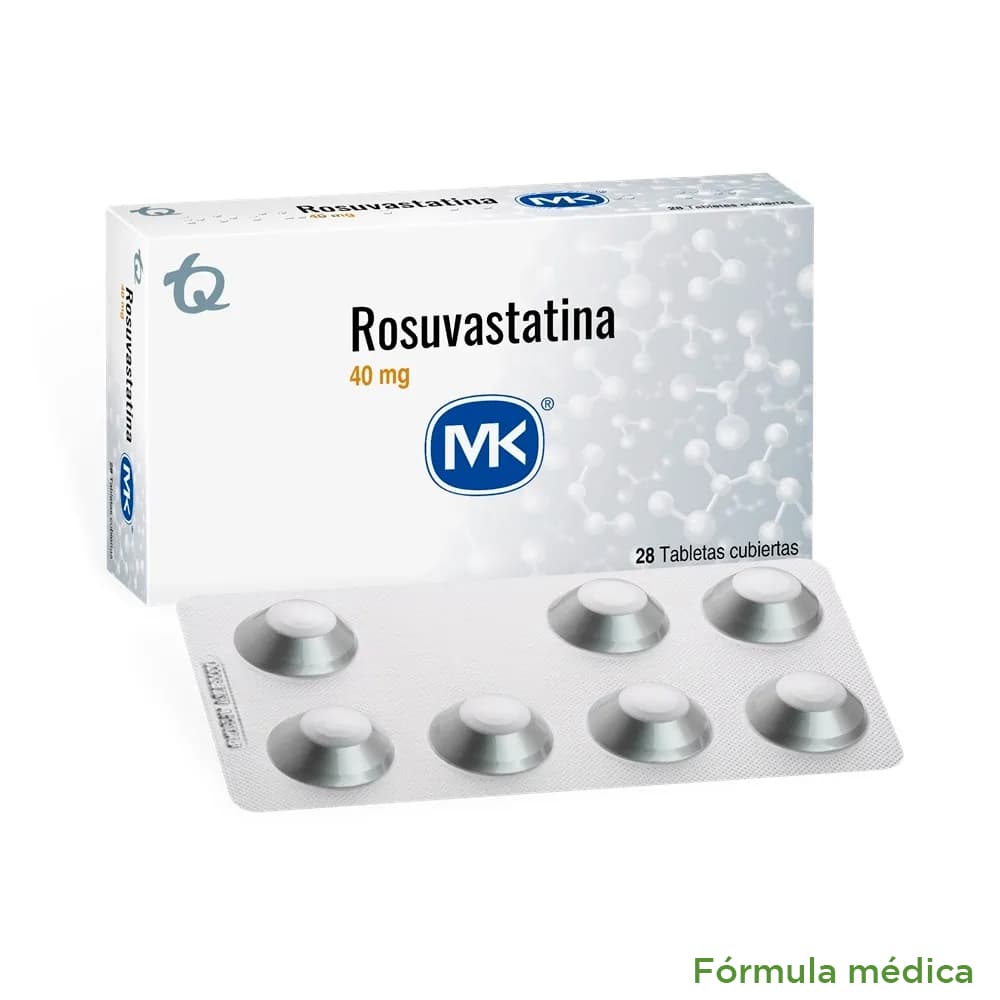 Rosuvastatina 40Mg Tableta Recubierta Caja X 28 Mk