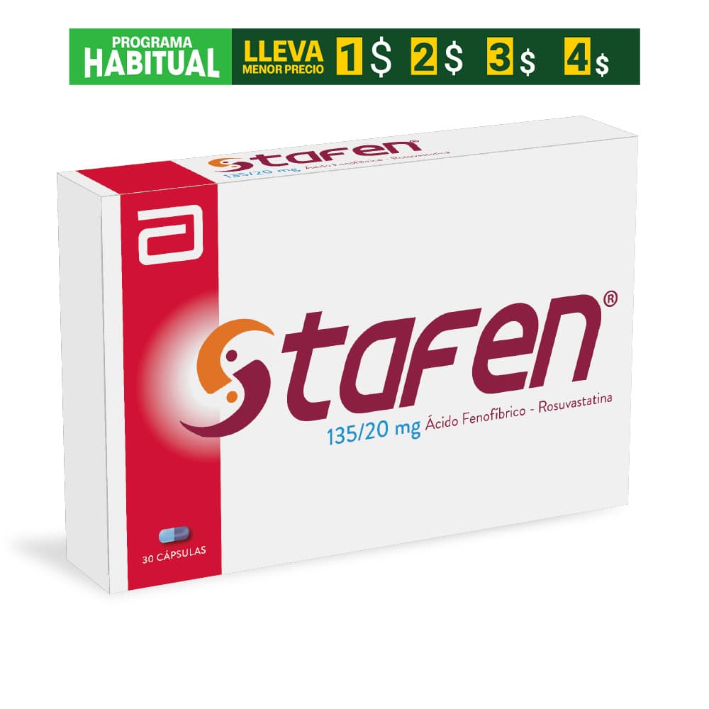 Stafen (135+20)Mg Caja X 30 Cápsulas
