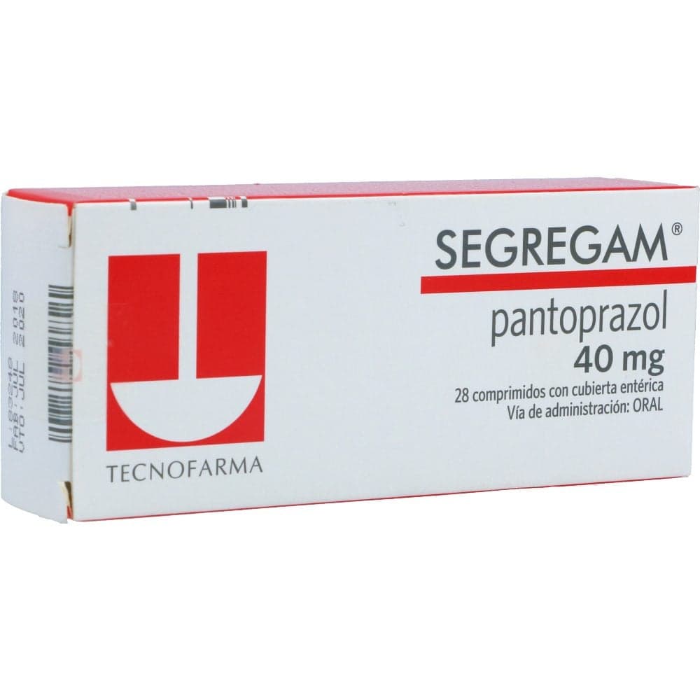 Segregam Tabletas Cubierta Entérica 40Mg Caja X 28