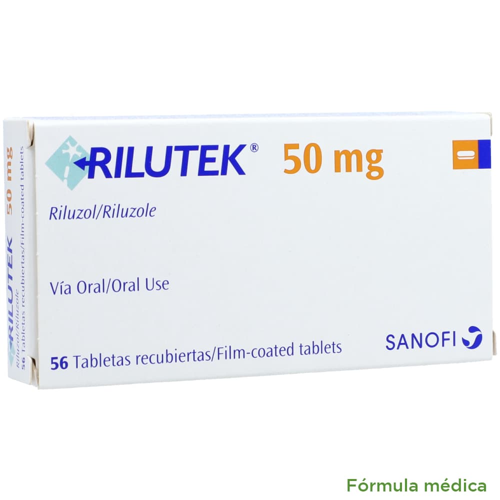 Rilutek Tabletas Recubiertas 50 Mg Caja X 56