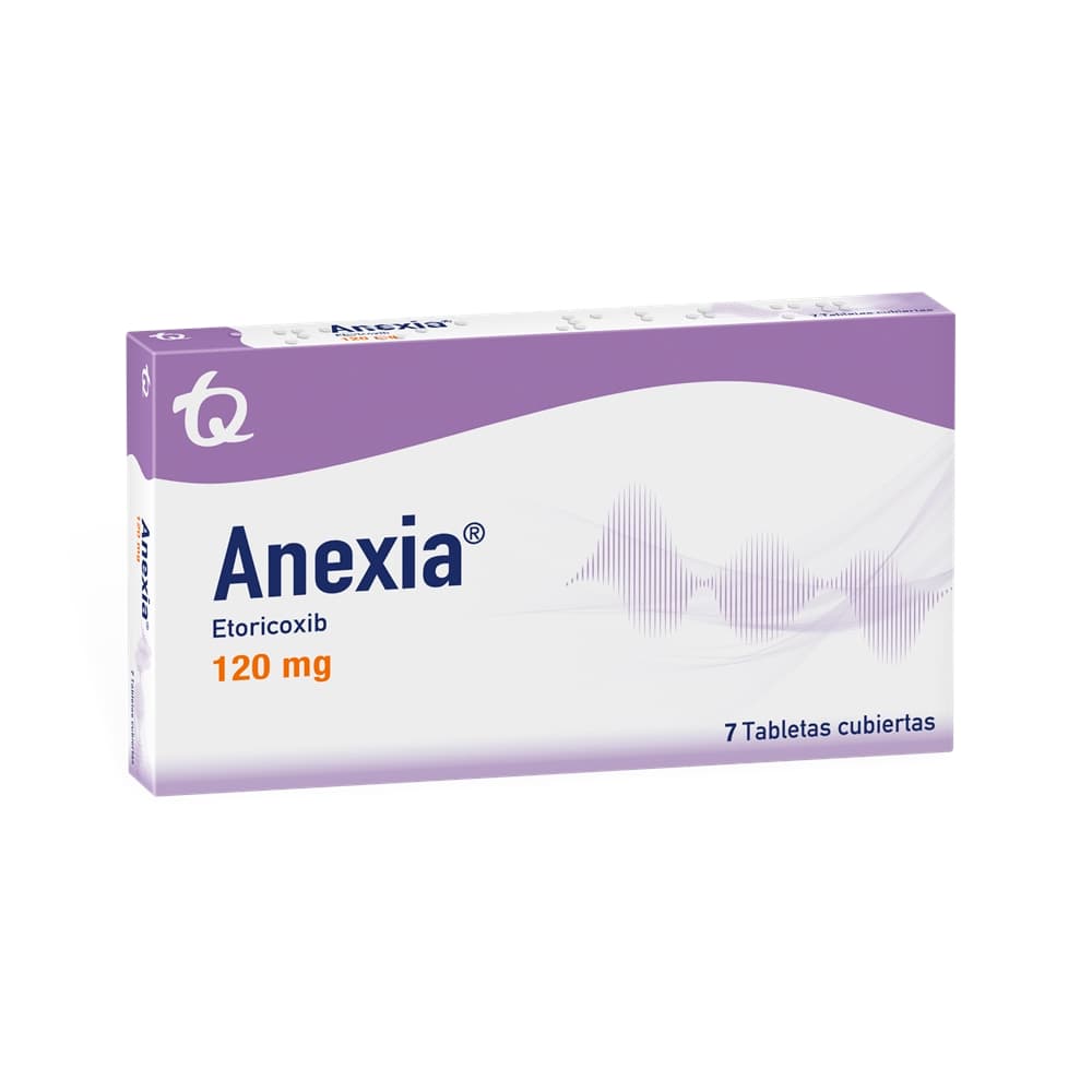Anexia Tabletas Recubiertas 120Mg Caja X 7
