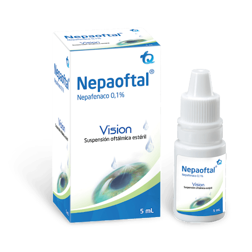 Nepaoftal 1 Mg/Ml (0.1%) Suspensión Oftalmica Esteril Frasco X 5 Ml