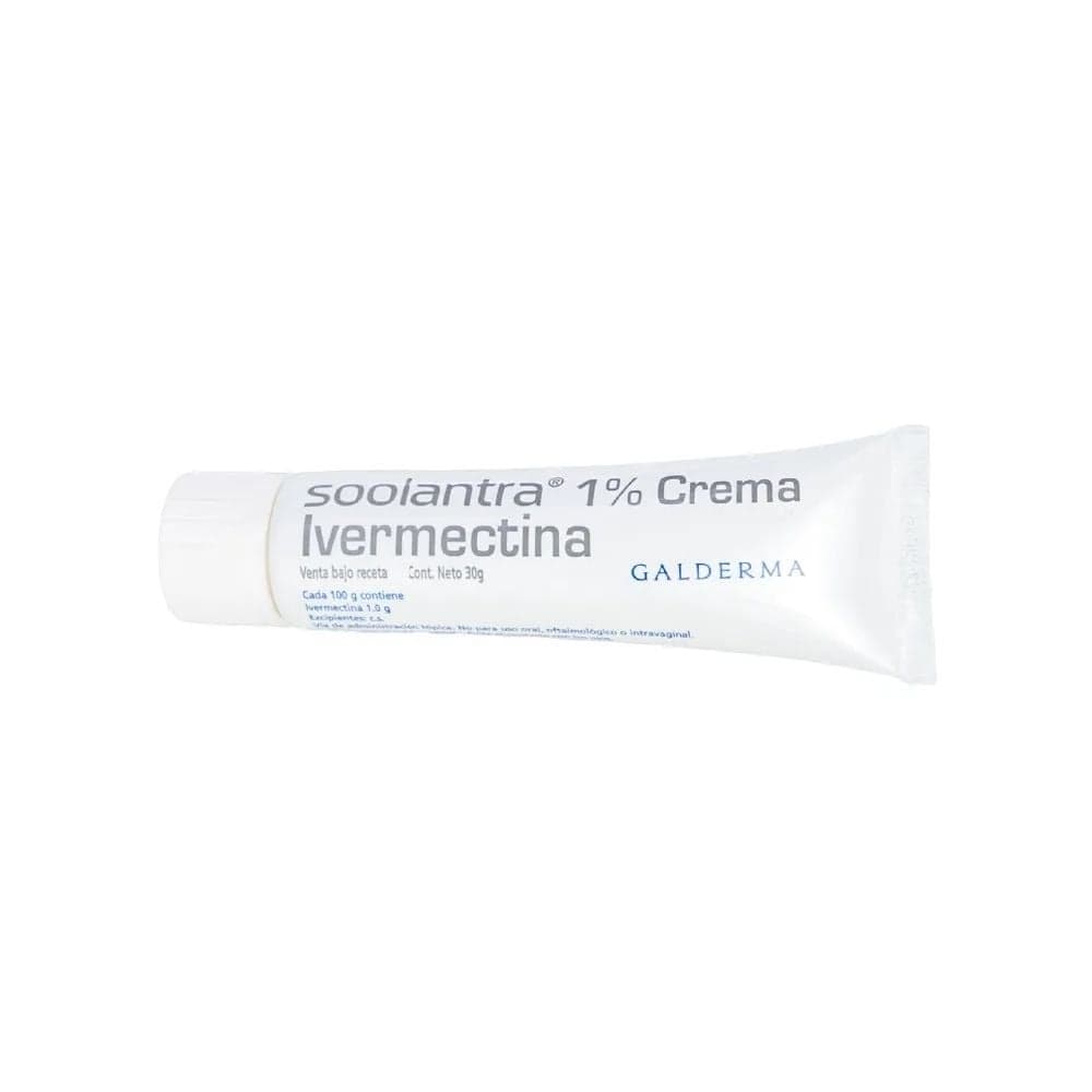 Soolantra Ivermectina Crema Tópica 1% Tubo X 30 Gr
