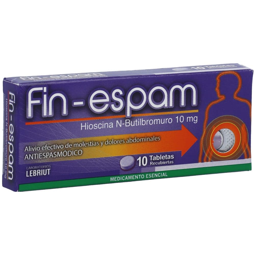 Fin - Espam Tabletas Recubiertas 10Mg Caja X 10