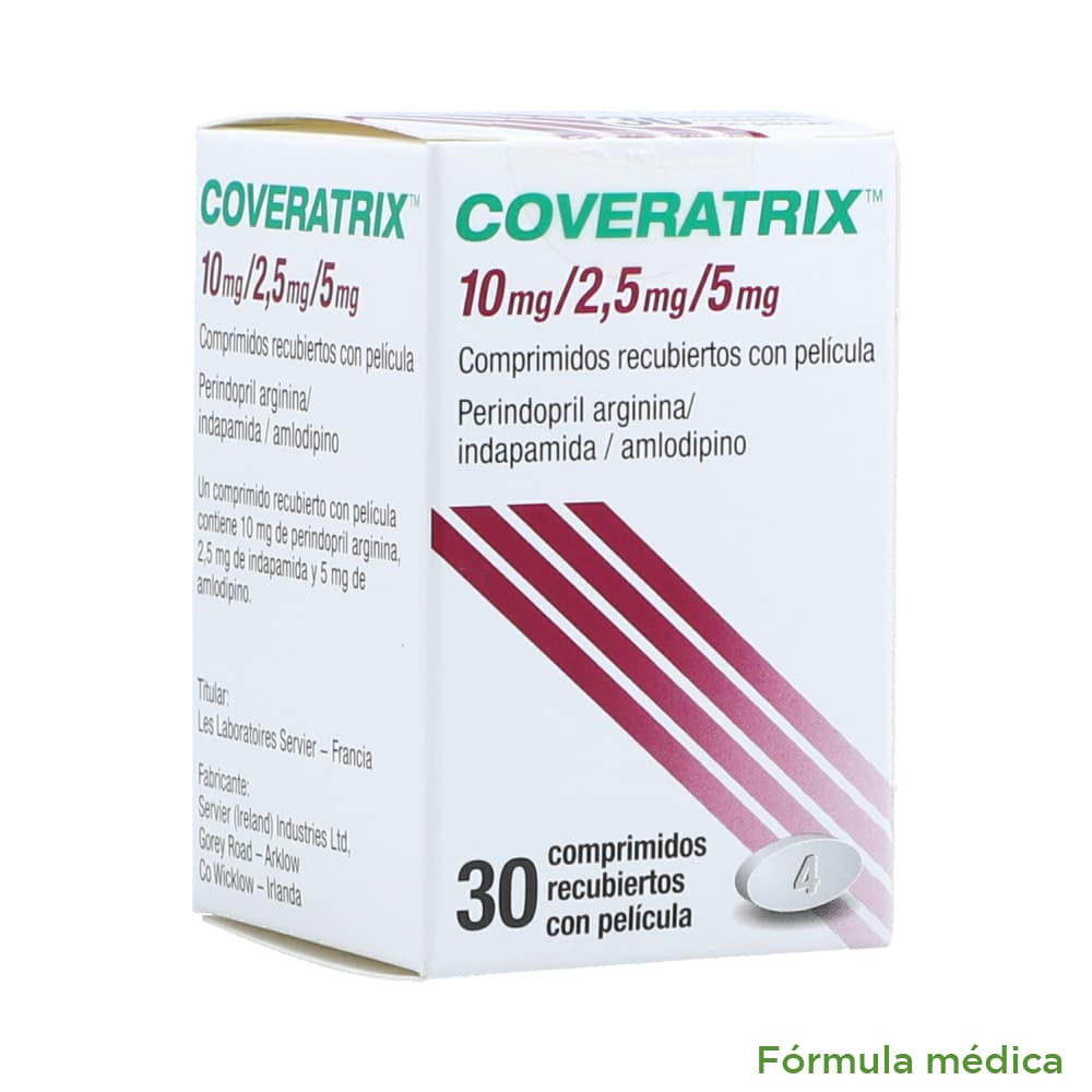 Coveratrix (5+2.5+10)Mg Caja X 30 Tabletas Recubiertas