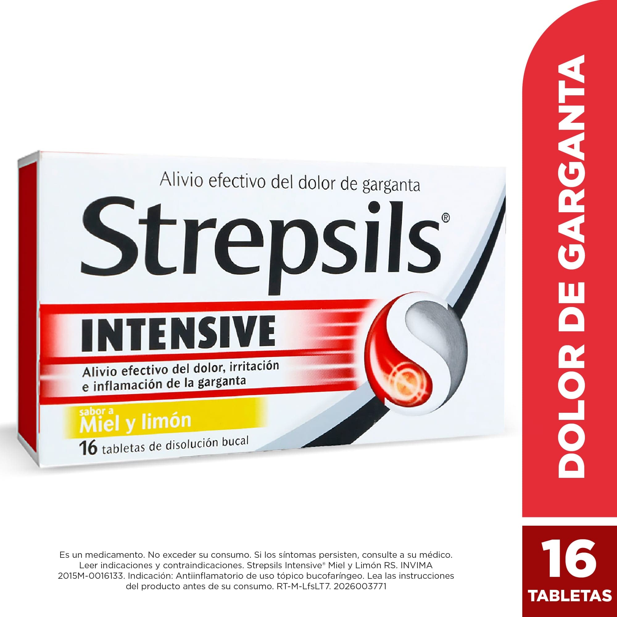 Strepsils Intensive 8.75Mg Caja X 16 Tabletas Masticables