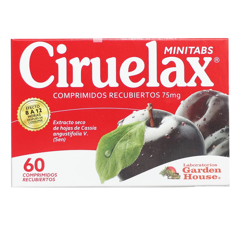 Ciruelax Minitabs Tabletas Recubiertas 75Mg Caja X 60