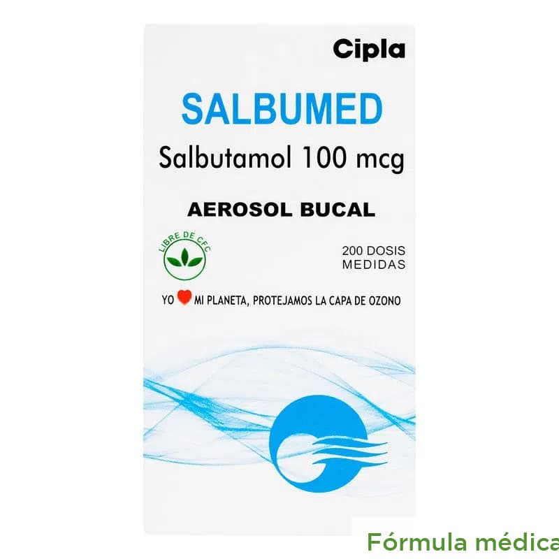 Salbumed 100Mcg/Dosis Susp Inh Oral Frasco X 200Dosis