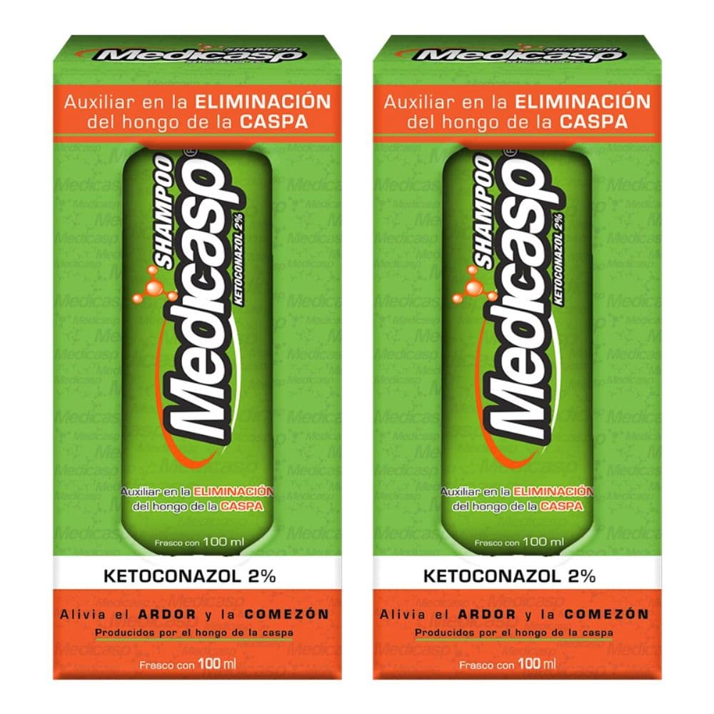 Shampoo Promo Medicasp 0,02 Paquete X 2 Frascos X 100Ml