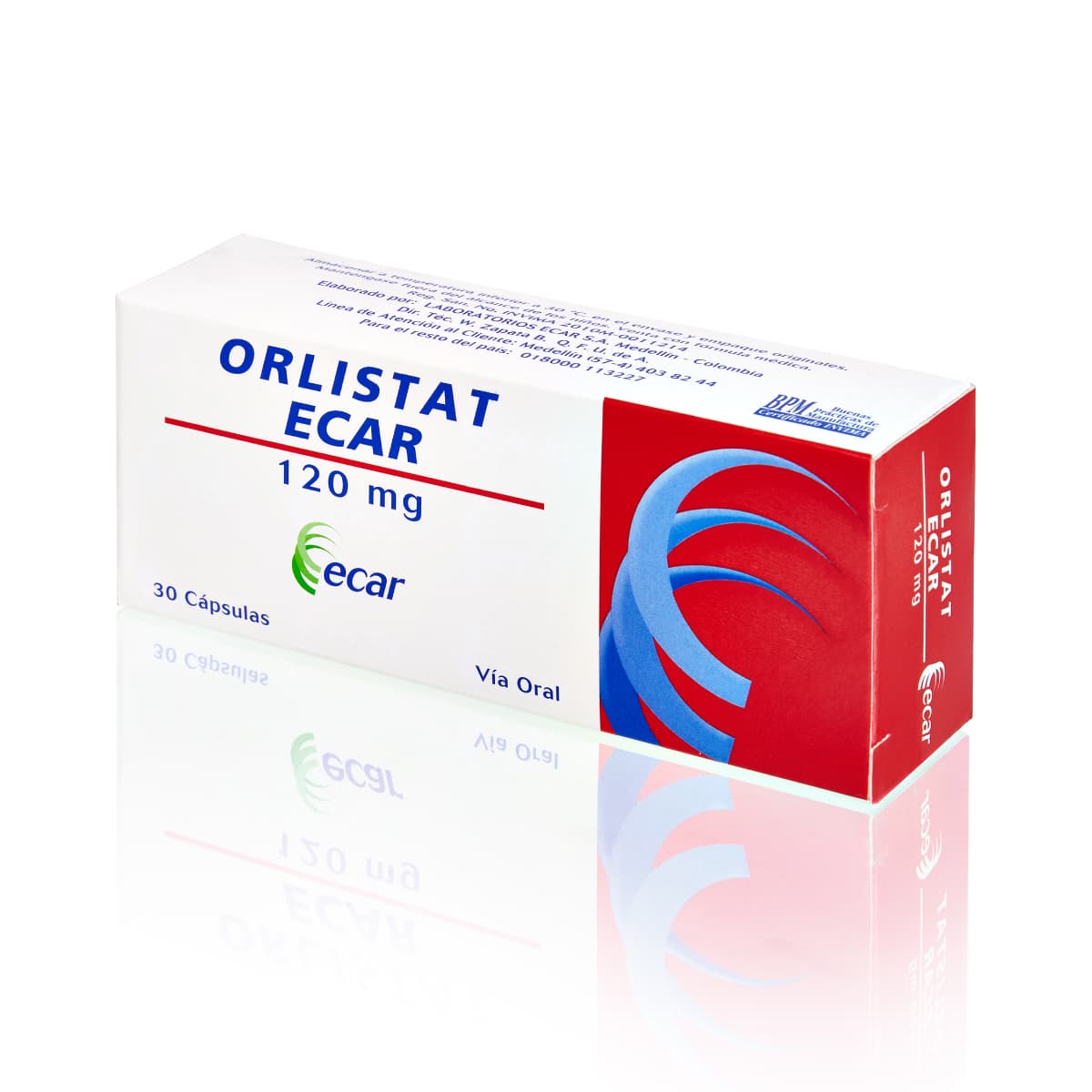 Orlistat 120Mg Cap Caj X 30 Ecar