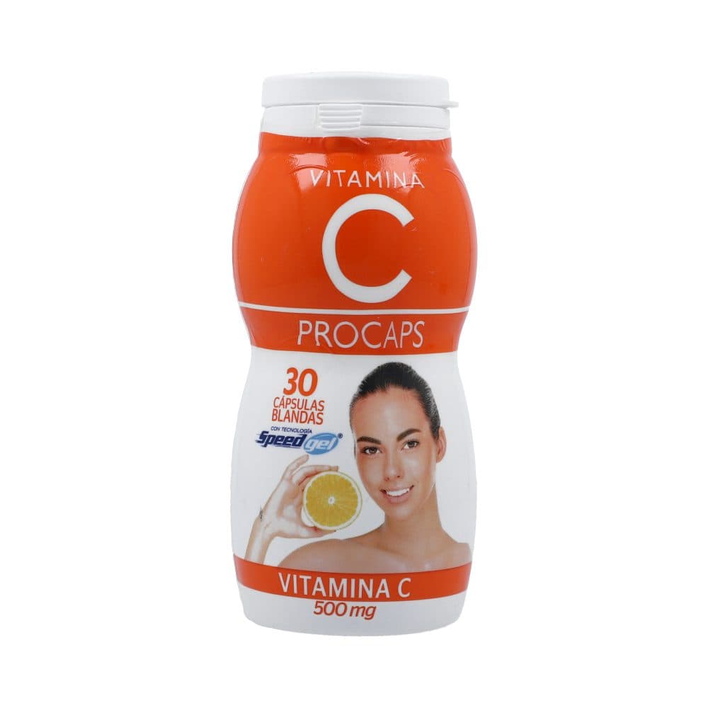Vitamina C Cápsulas Blandas 500Mg Frasco X 30