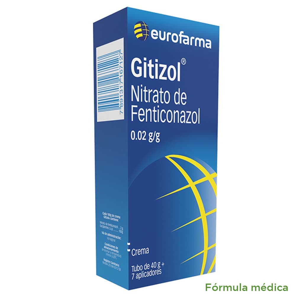 Gitizol 2% Crema Vaginal Tubo 40Gr+7Aplicadores