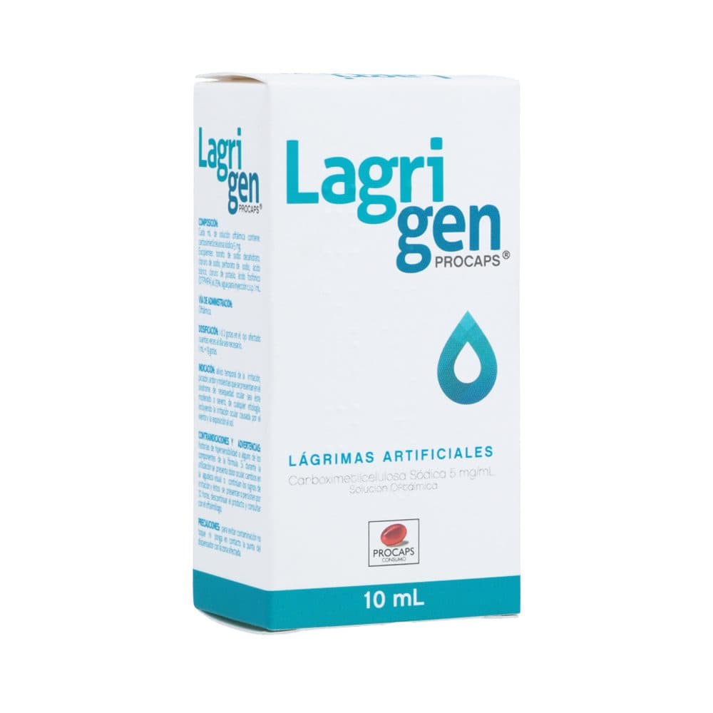 Lagrigen 5Mg/Ml Solución Oftalmica Frasco X 10 Ml