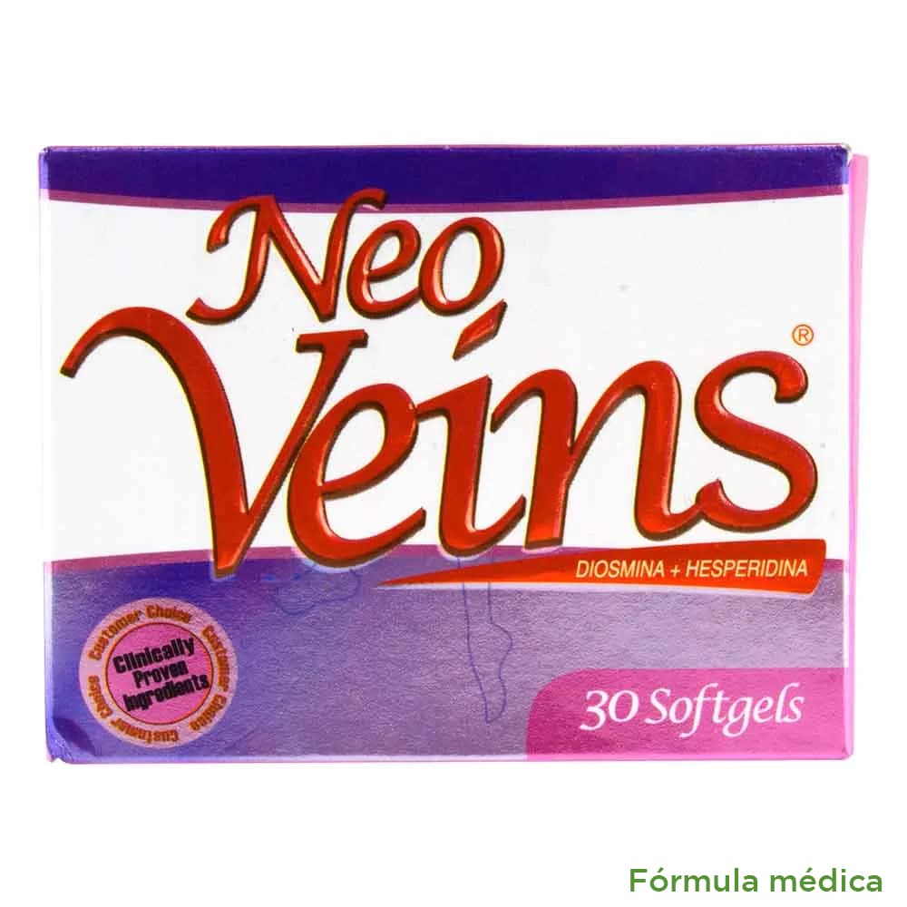 Neo Veins (450+50)Mg Capsulas Blandas Caja X 30