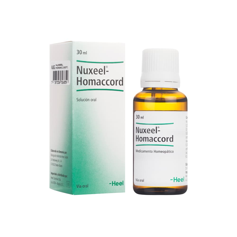 Nuxeel - Homaccord Multiples Componentes Solución Oral Frasco Por 30Ml