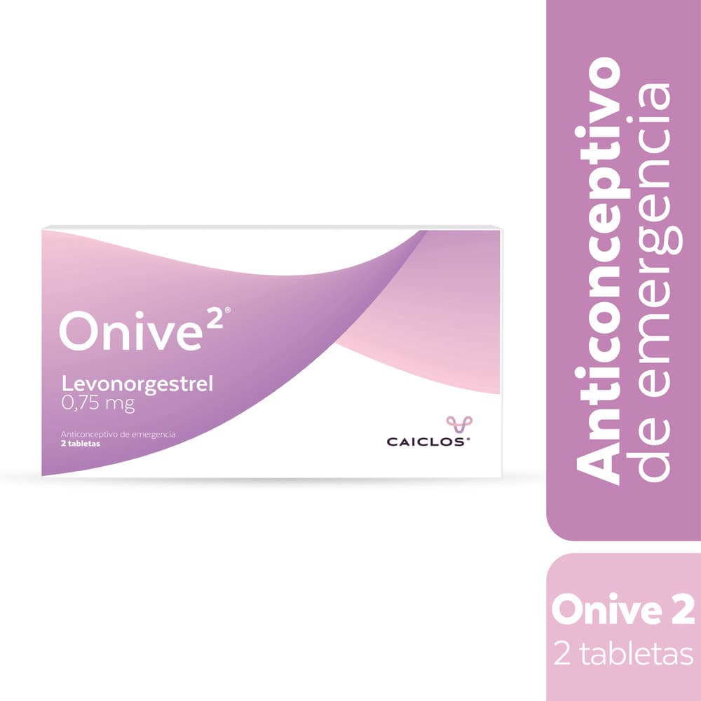 Onive 2 0.75Mg Tabletas Caja X 2