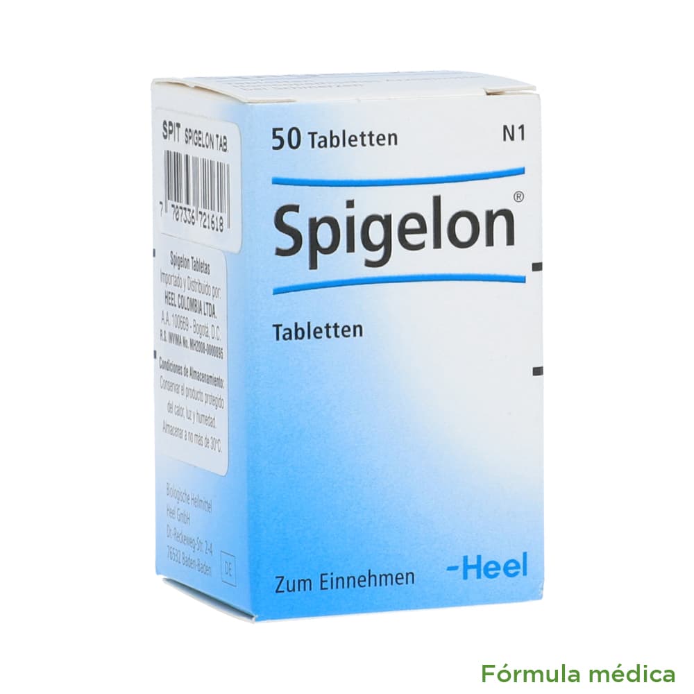 Spigelon Tablletas Frasco X 50