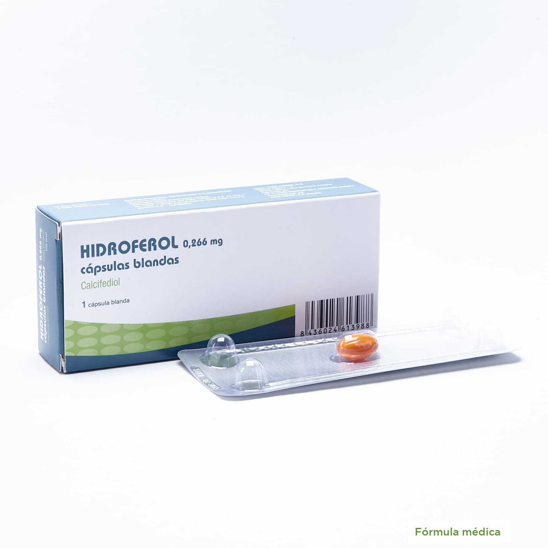 Hidroferol Cápsulas Blandas 0.266Mg Caja X 1