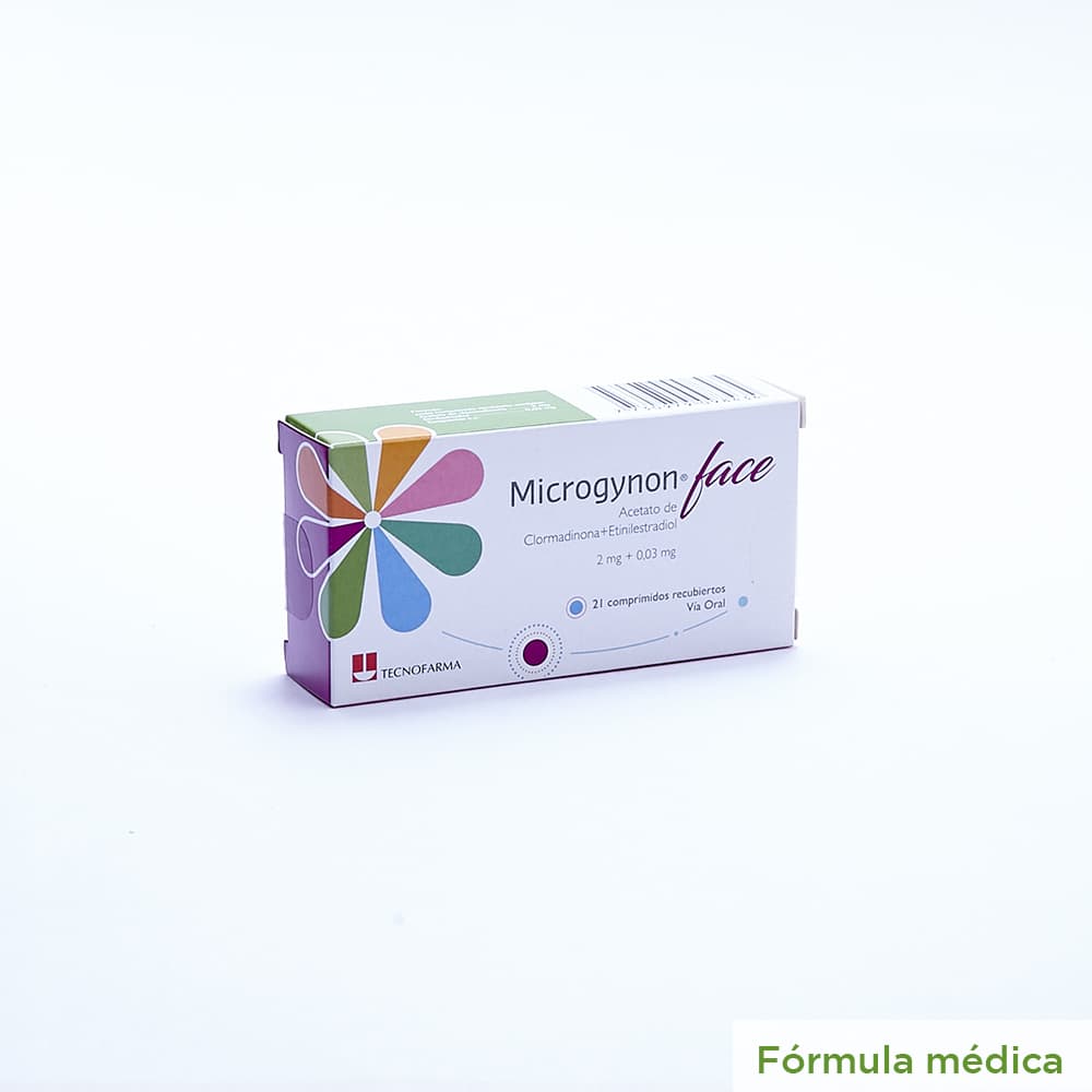 Microgynon Face (2+0.03)Mg Tableta Recubierta Caja X 21