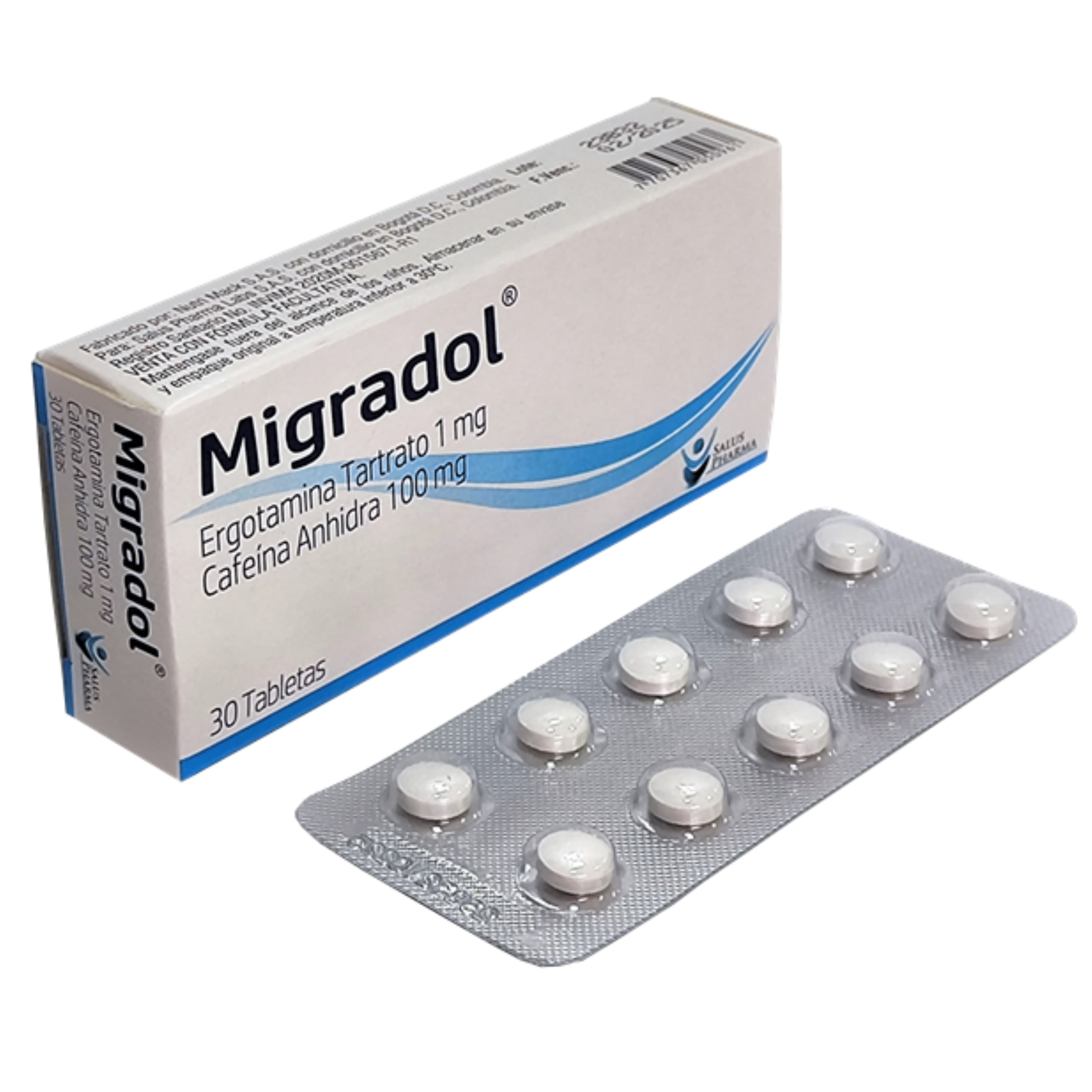 Migradol (100+1)Mg Tabletas Caja X 30