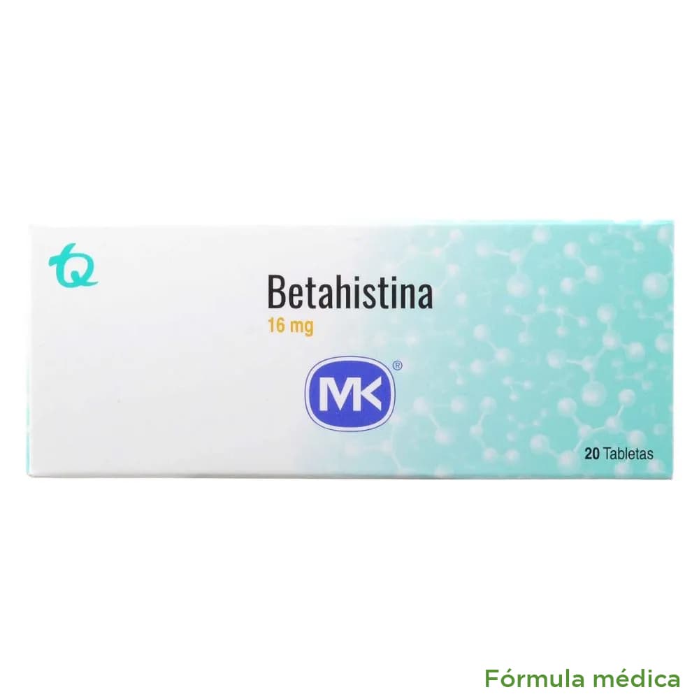 Betahistina 16Mg Tabletas Caja X 20