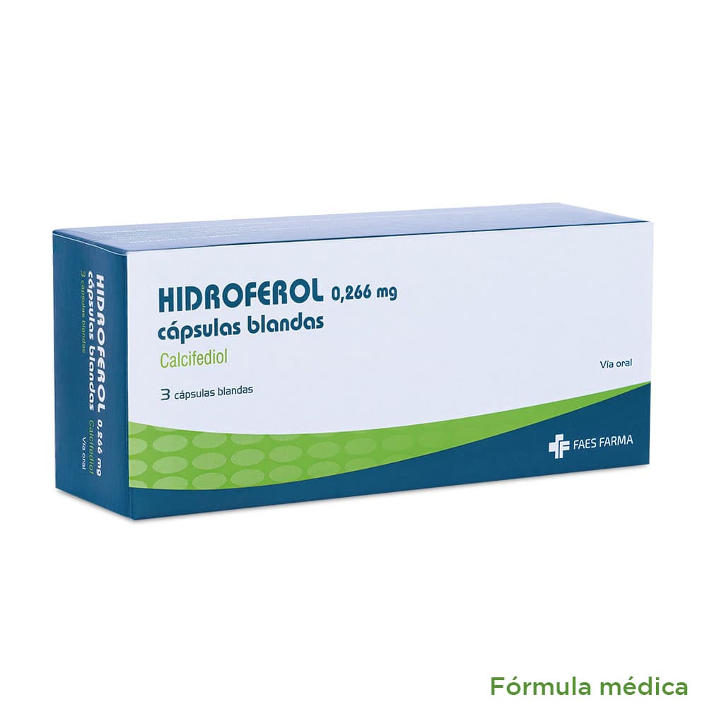 Hidroferol 0.266Mg Capsula Blanda Caja Por 3