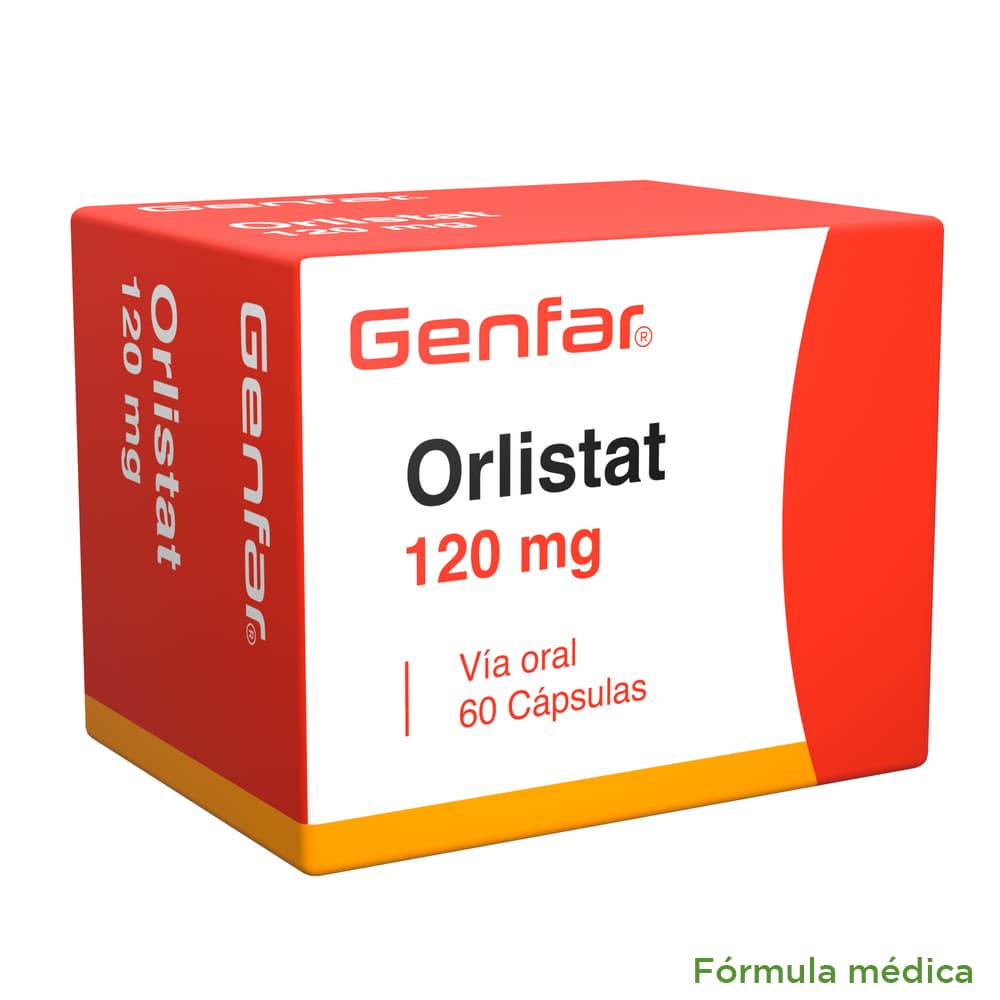Orlistat 120Mg Capsulas Caja Por 60 Genfar