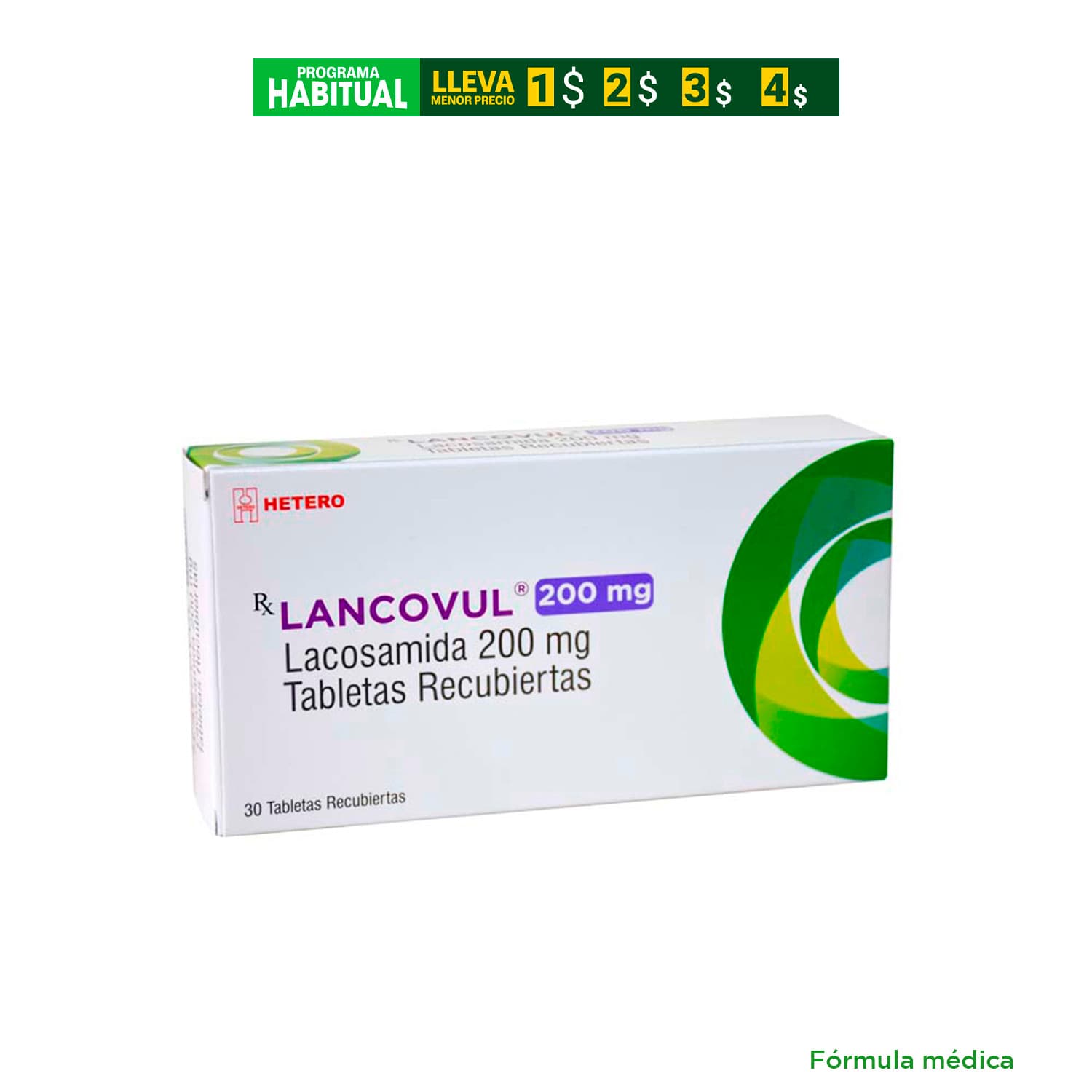 Lancovul 200Mg Tableta Rec Caja X 30