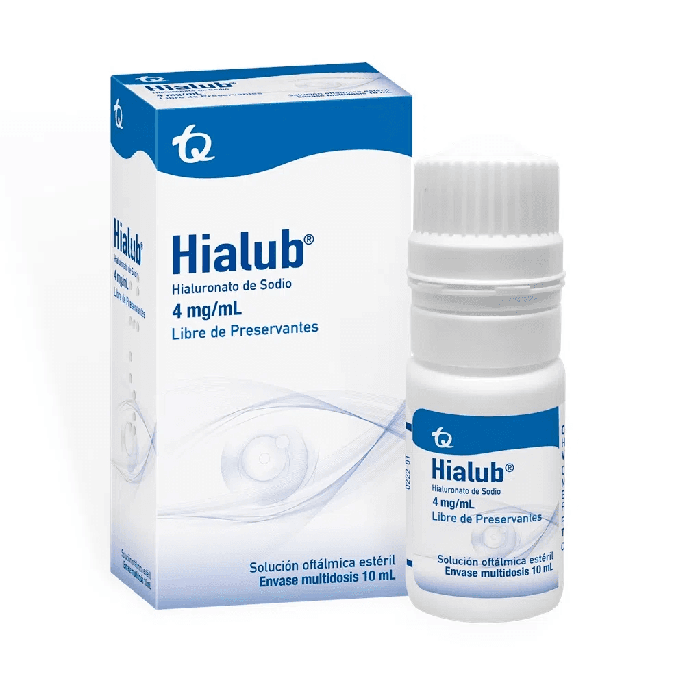 Hialub 4Mg/Ml(0.4%) Solución Oftalmologica Frasco X 10Ml