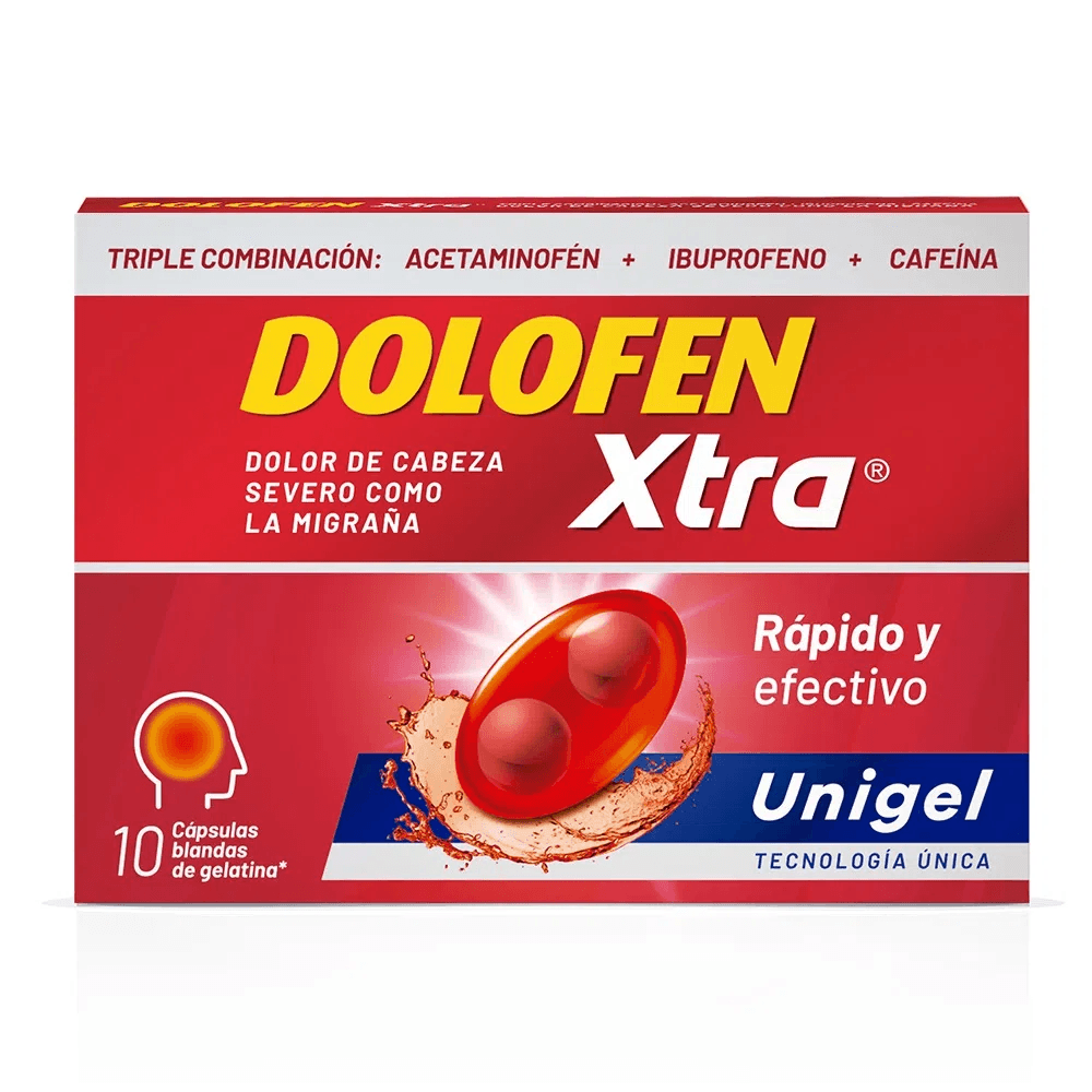 Dolofen Xtra (250+65+400)Mg Cápsulas Blandas Caja X 10