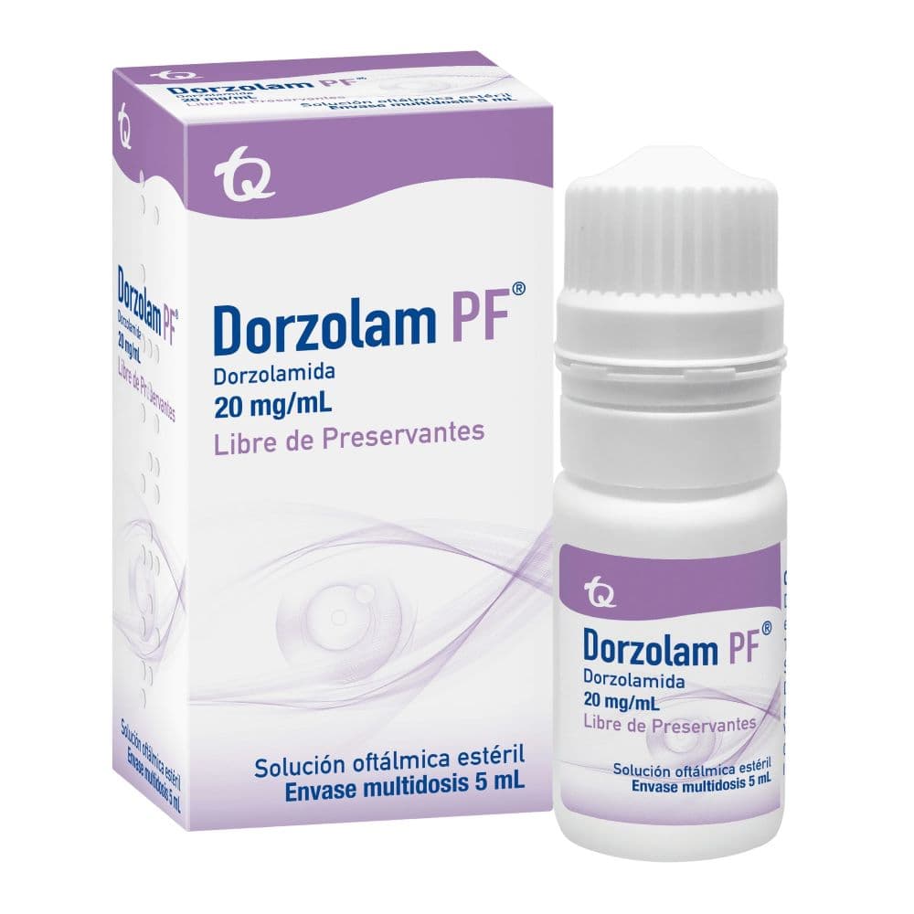 Dorzolam Pf 20Mg/Ml(2%) Solucion Oftalmica Caja X 1Frascox5Ml