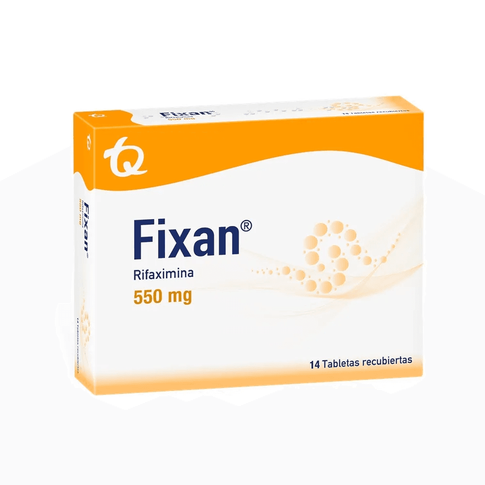 Fixan 550Mg Tabletas Recubiertas Caja X 14