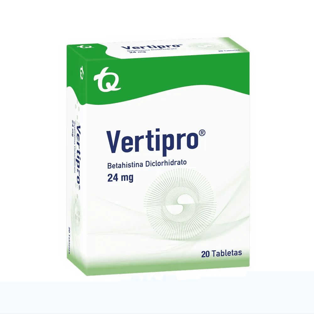 Vertipro 24Mg Tabletas Caja X 20